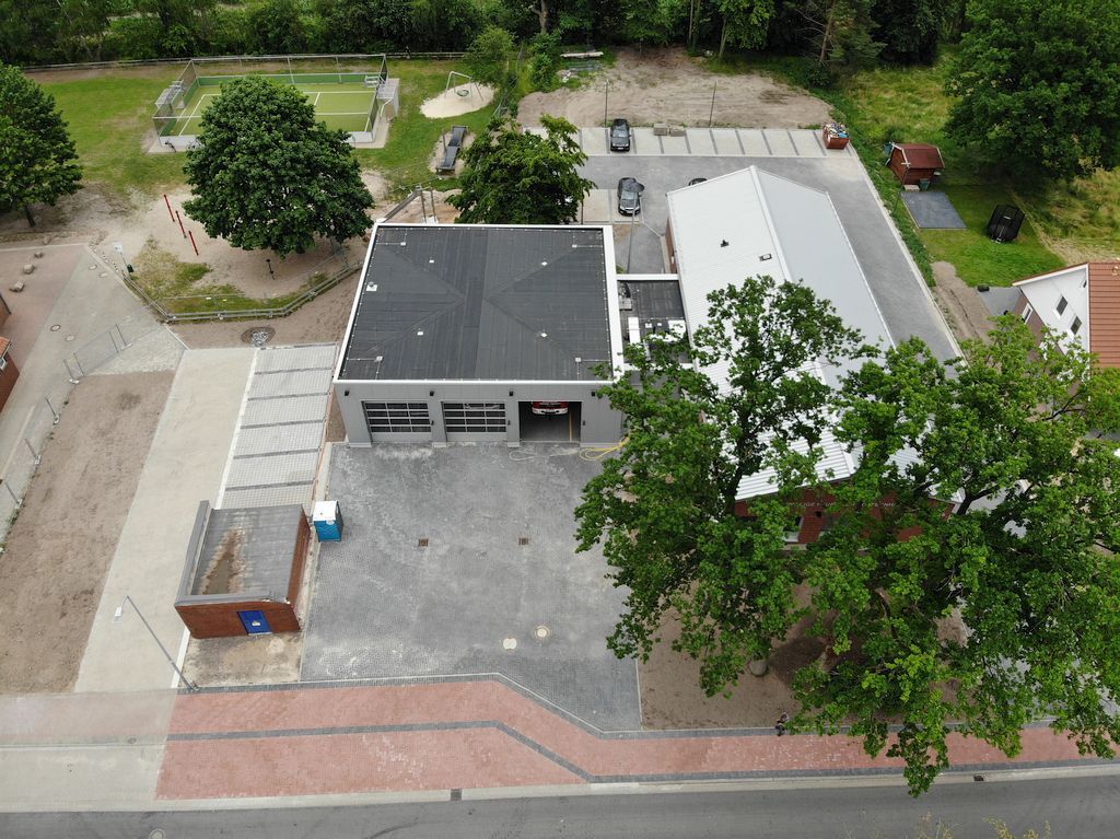 Das Foto zeigt das neue Feuerwehrgerätehaus Otternhagen.